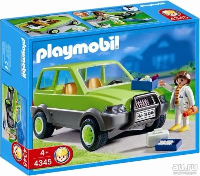 Лот: 4680228. Фото: 1. Ветеринар с машиной, Playmobil... Машины и техника