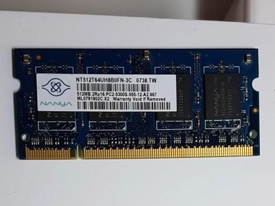 Лот: 8443460. Фото: 1. Память для ноутбуков 512 MB SO... Оперативная память
