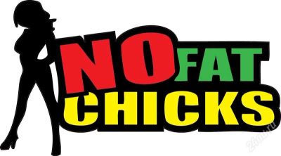 Лот: 2949069. Фото: 1. Наклейка на авто "No Fat Chiks... Наклейки автомобильные