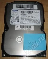 Лот: 1255386. Фото: 1. Винт Samsung 20GB. Жёсткие диски (HDD)