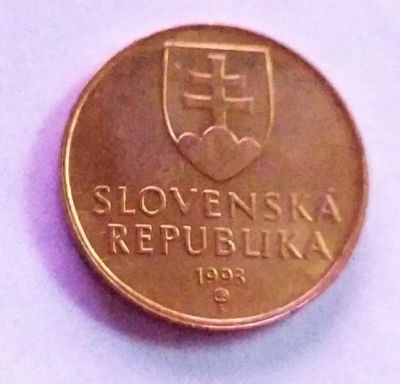 Лот: 25396738. Фото: 1. Словакия 1 крона 1993 первый год... Европа