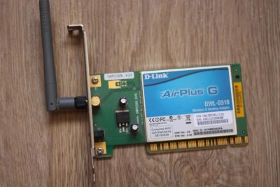 Лот: 6130479. Фото: 1. сетевая wi-fi карта Dlink DWL-G510. WiFi, Bluetooth адаптеры