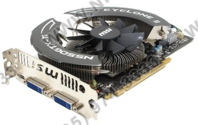 Лот: 9698348. Фото: 1. MSI GeForce GTX 550 Ti Cyclone... Видеокарты