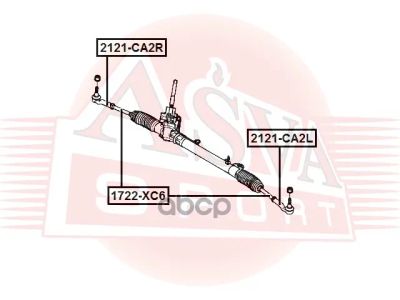 Лот: 24757443. Фото: 1. Тяга Рулевая ASVA арт. 1722-XC6. Разное