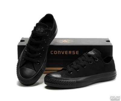 Лот: 7516278. Фото: 1. Кеды Converse All Star черные... Кеды, кроссовки, слипоны