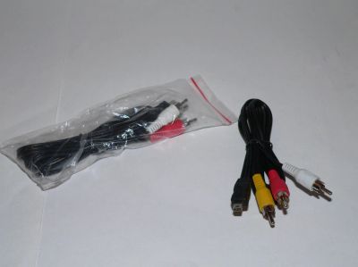 Лот: 5306536. Фото: 1. Кабель miniUSB - 3xRCA (тюльпан... Кабели