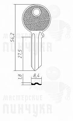 Лот: 12031402. Фото: 1. ключ 155 AN191. Материалы и сырьё