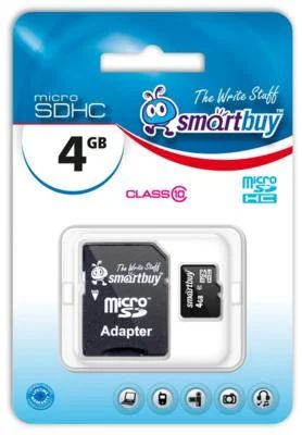 Лот: 3192402. Фото: 1. Карта памяти SmartBuy microSD... Карты памяти