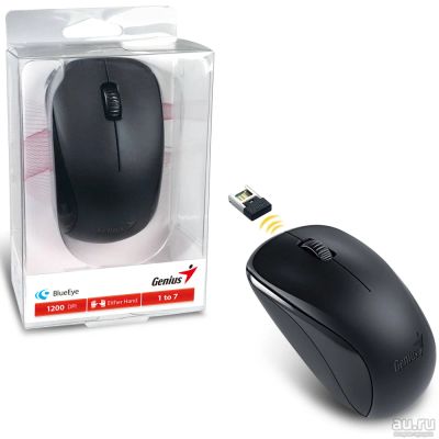 Лот: 12999635. Фото: 1. Мышь беспроводная Genius NX-7000... Клавиатуры и мыши