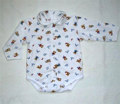 Лот: 1421461. Фото: 1. Новый бодик с мишками, полностью... Одежда для дома