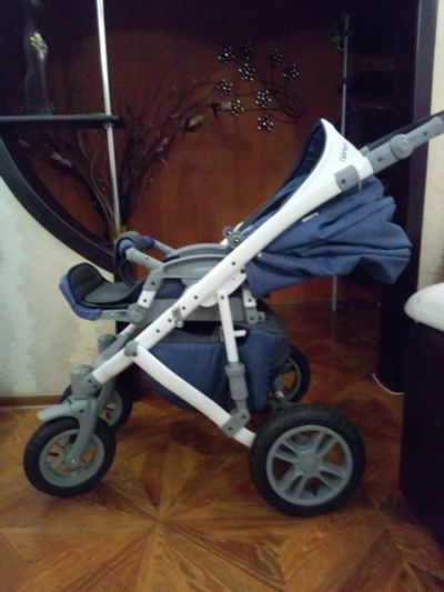 Лот: 16230583. Фото: 1. Коляска VANGO 3в1 VERDI синий. Коляски