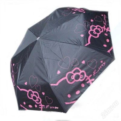 Лот: 922189. Фото: 1. Зонтик Hello Kitty. Зонты