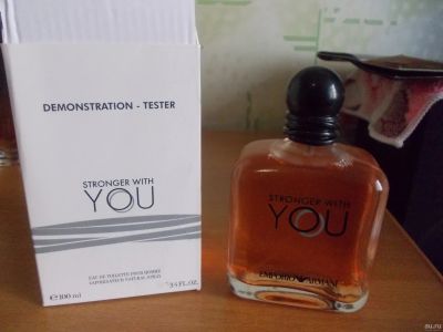 Лот: 13474703. Фото: 1. Stronger With YOU от Armani 100мл... Мужская парфюмерия