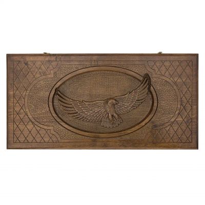 Лот: 22363079. Фото: 1. Нарды резные Ustyan Орел-3 GU046. Шахматы, шашки, нарды