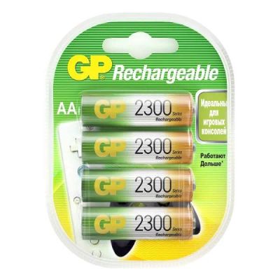 Лот: 24572301. Фото: 1. Аккумуляторы GP АА (HR6), 2300mAh... Батарейки, аккумуляторы, элементы питания