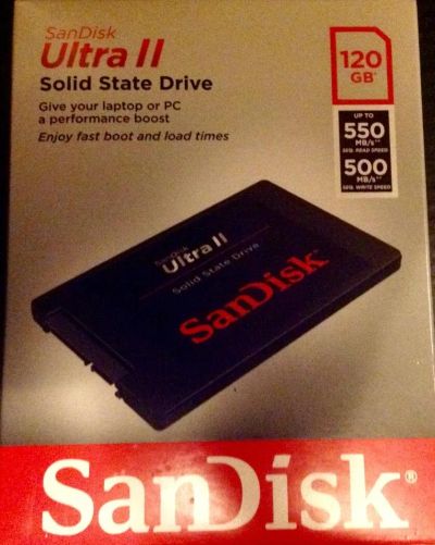 Лот: 10336427. Фото: 1. 120 ГБ SSD-накопитель Sandisk... SSD-накопители
