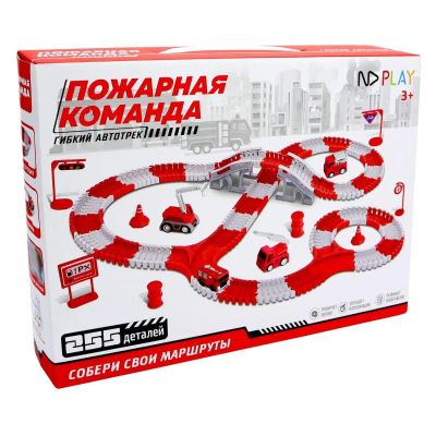 Лот: 24467411. Фото: 1. Автотрек ND Play "Пожарная команда... Игровые наборы