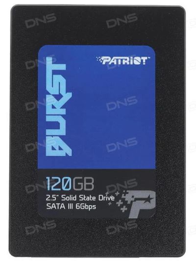 Лот: 12536243. Фото: 1. 120Gb SSD Patriot Burst PBU120GS25SSDR. SSD-накопители