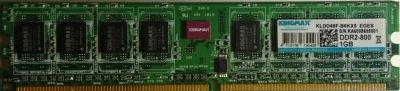 Лот: 5365838. Фото: 1. Ddr2 1Gb 800Mhz Dimm KLDD48F-B8KX5... Оперативная память