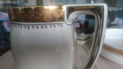 Лот: 7535438. Фото: 1. набор для туалета, кувшин, тазик... Фарфор, керамика