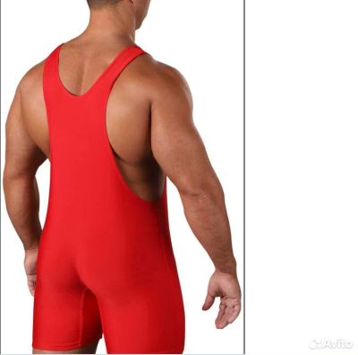 Лот: 20911558. Фото: 1. Трико борцовское красное размер... Одежда для боевых искусств