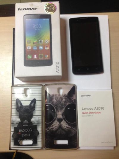 Лот: 9421039. Фото: 1. Смартфон Lenovo A2010 черный. Смартфоны