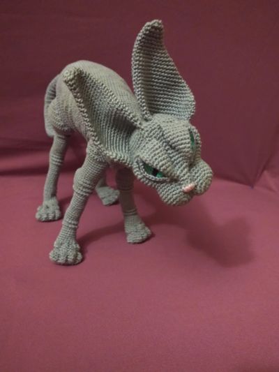 Лот: 19822555. Фото: 1. Сфинкс ручная работа. Авторские куклы, игрушки, поделки