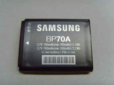 Лот: 1058571. Фото: 1. Аккумулятор Samsung BP70A. Цифровые компактные