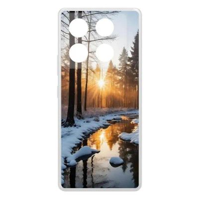 Лот: 25134727. Фото: 1. Чехол Krutoff Clear Case "Весна... Чехлы, бамперы