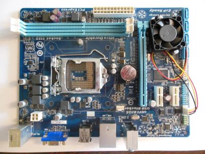 Лот: 5893657. Фото: 1. Материнская плата Gigabyte GA-H61M-S1. Материнские платы