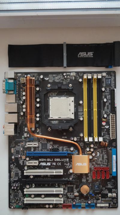 Лот: 8868028. Фото: 1. Материнская плата Asus M2N-SLI... Материнские платы