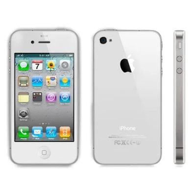 Лот: 1946475. Фото: 1. Apple iPhone 4 белый 16Gb Не работает... Смартфоны