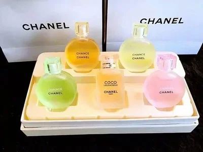 Лот: 12707922. Фото: 1. Подарочный набор Chanel из 5 мини... Женская парфюмерия