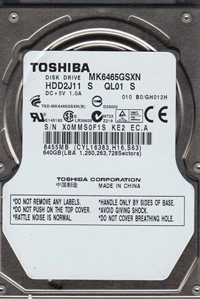 Лот: 16947315. Фото: 1. 640Gb жесткий диск для ноутбука... Жёсткие диски (HDD)