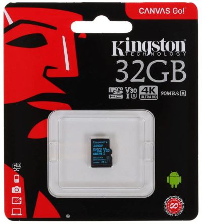 Лот: 12149560. Фото: 1. Карта памяти Micro SDHC Kingston... Карты памяти