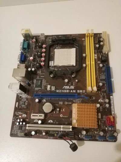 Лот: 17346309. Фото: 1. Материнская плата ASUS M2N68-AM... Материнские платы