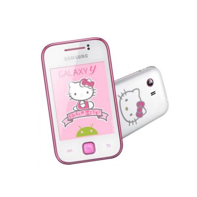 Лот: 8194997. Фото: 1. Samsung S5360 Galaxy Y Hello Kitty. Смартфоны