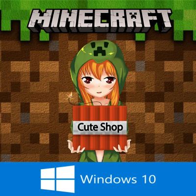 Лот: 10900488. Фото: 1. Лицензия Minecraft: Windows 10... Игры для ПК