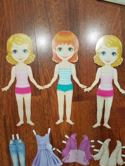 Лот: 17180959. Фото: 1. бумажные куклы и одежда. Куклы и аксессуары