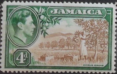 Лот: 11890009. Фото: 1. Марка Ямайка - 38-6(3). Марки