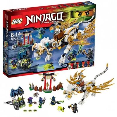Лот: 10013480. Фото: 1. Lego Ninjago Лего Ниньзяго 70734... Конструкторы