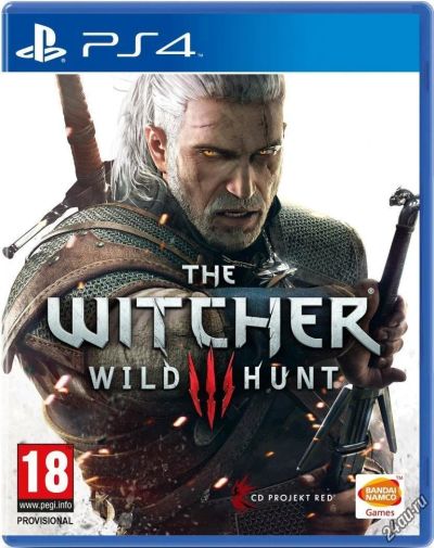 Лот: 6075196. Фото: 1. Ведьмак 3 ps 4 диск. Игры для консолей