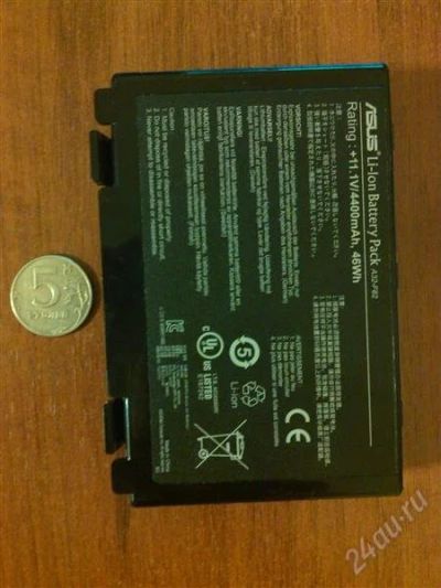 Лот: 2904306. Фото: 1. Аккум.батарея ASUS K40IJ-VX187L... Аккумуляторы