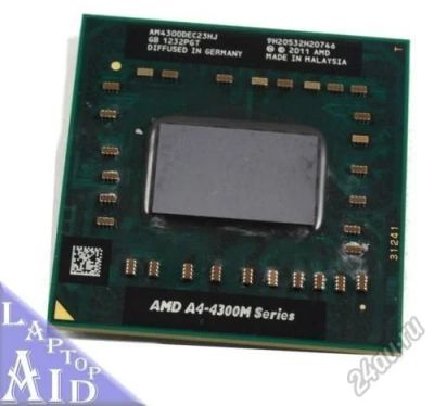 Лот: 10508199. Фото: 1. AMD A4-Series A4-4300M 2.5 GHz... Процессоры