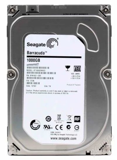 Лот: 2068613. Фото: 1. Жесткий диск HDD SATA 1Tb Seagate... Жёсткие диски (HDD)