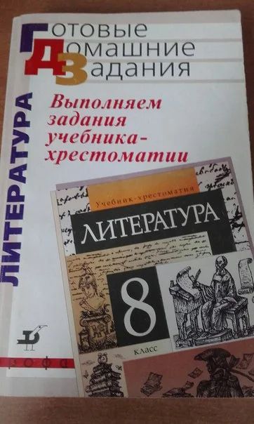 Лот: 7706724. Фото: 1. Готовые домашние задания по литературе... Для школы