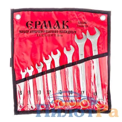 Лот: 16326764. Фото: 1. Ключи рожково-накидные "ЕРМАК... Наборы инструмента