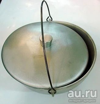 Лот: 9053376. Фото: 1. Котелок литой РОСТ 10,0л алюминевый... Туристическая, походная мебель