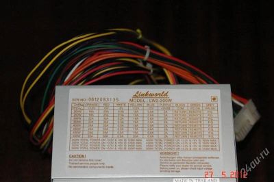 Лот: 2735838. Фото: 1. Блок питания LinkWorld 300W (на... Корпуса, блоки питания