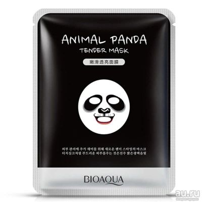 Лот: 10985854. Фото: 1. Смягчающая маска Animal Face Panda... Уход за лицом 